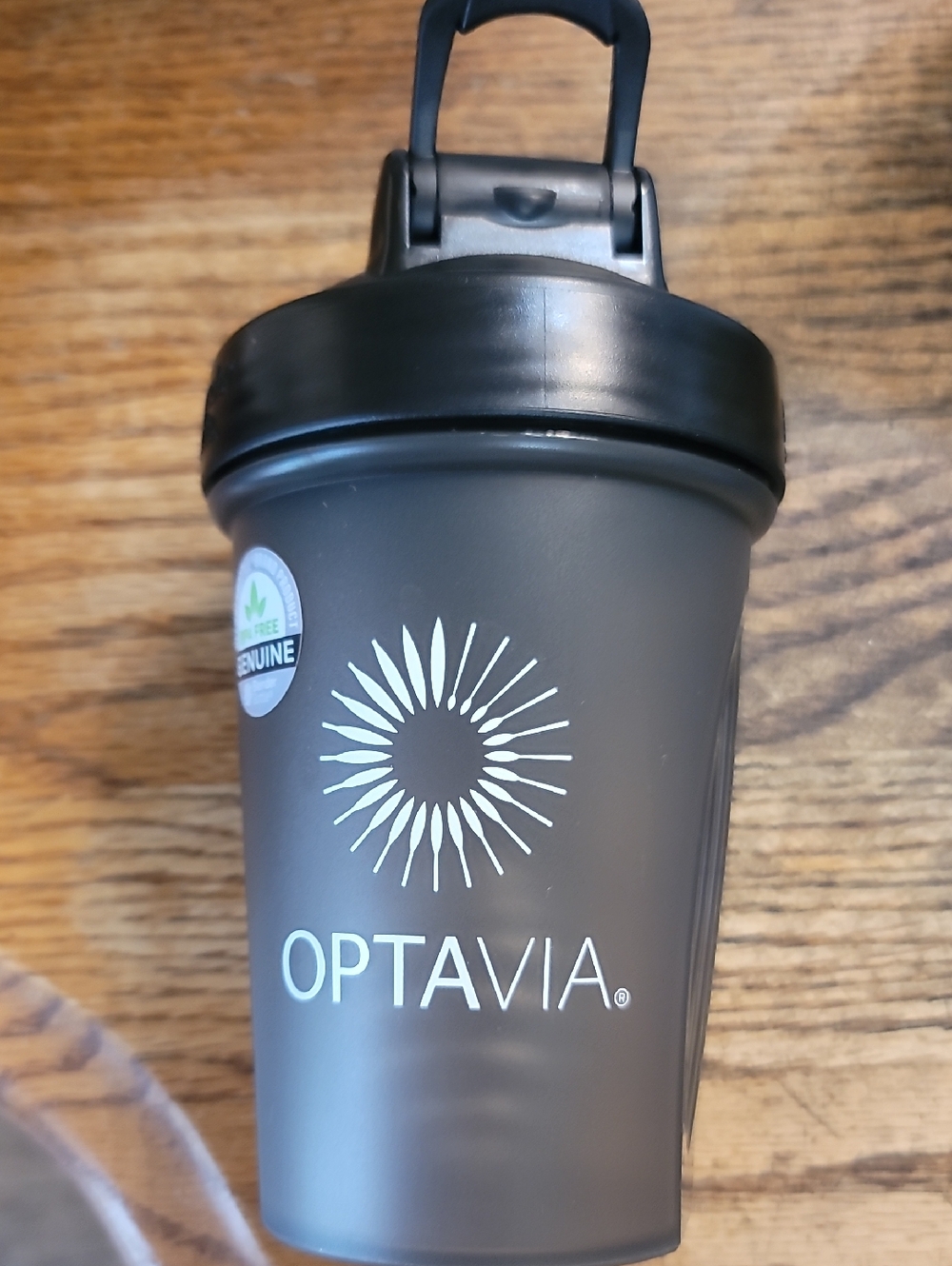 Optavia Black Protein Shaker Bottle